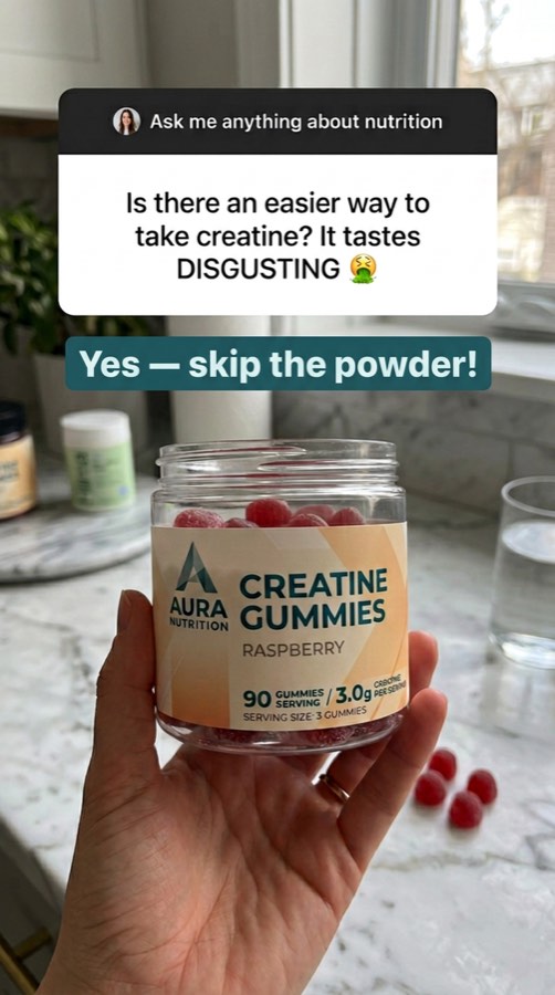 Creatine gummies ad