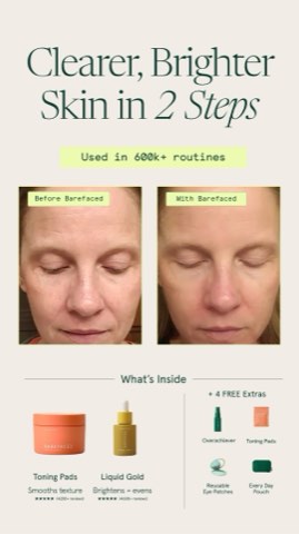 Barefaced ad, running 77 days