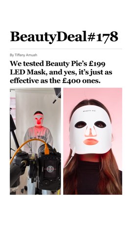 Beauty Pie ad, running 50 days