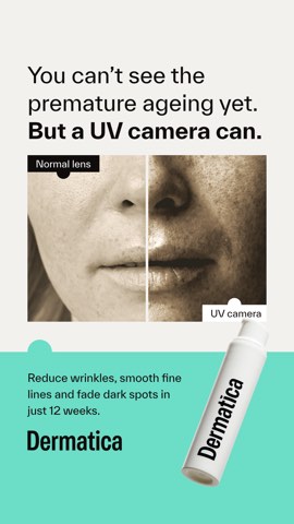 Dermatica ad, running 99 days