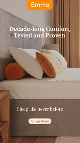 Emma Sleep UK ad, running 83 days