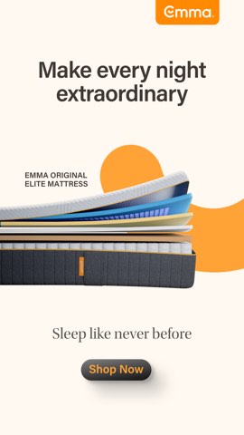 Emma Sleep UK ad, running 83 days