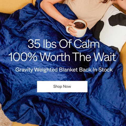 Gravity Blanket ad, running 111 days