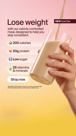 Huel ad, running 207 days