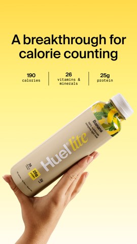 Huel ad, running 203 days
