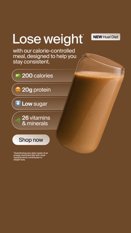 Huel ad, running 207 days