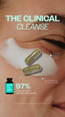 HUM Nutrition ad, running 64 days