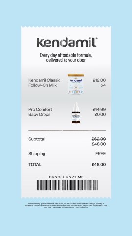 Kendamil ad, running 103 days