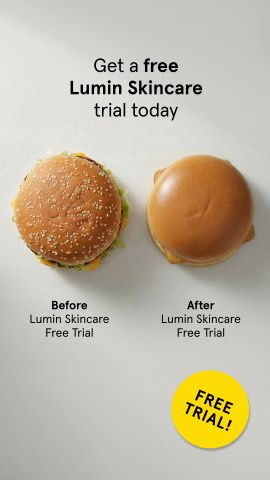 Lumin ad, running 65 days