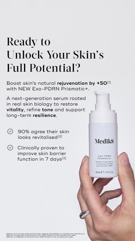 Medik8 ad, running 57 days