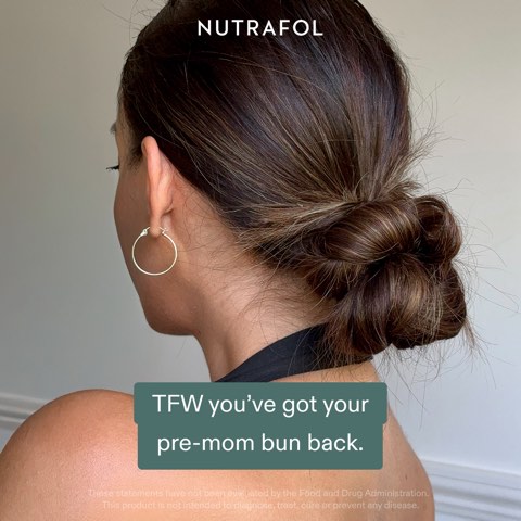 Nutrafol ad, running 78 days