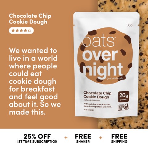 Oats Overnight ad, running 65 days