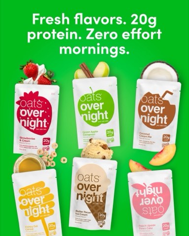 Oats Overnight ad, running 65 days