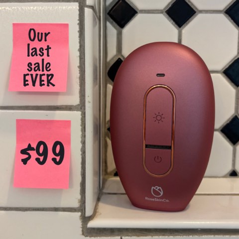 Rose Skin Co ad, running 61 days