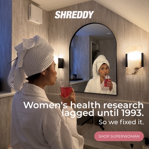 SHREDDY ad, running 63 days