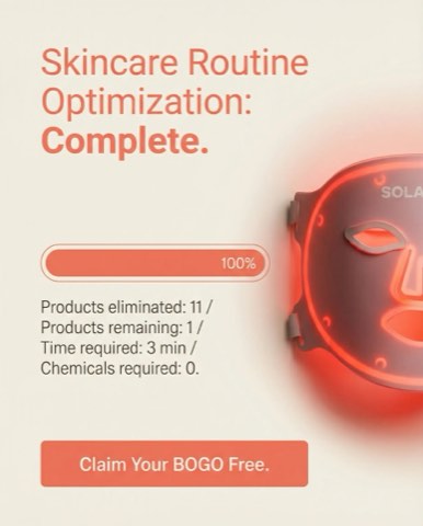 Solawave ad, running 120 days