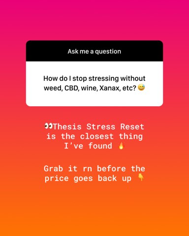 Thesis ad, running 87 days