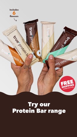 True Protein ad, running 121 days